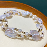 Natural Baroque Pearl Necklace – Jewelry Gift Ideas — 4