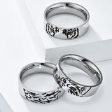 European And American Style Stainless Steel Ring – Stylish Gifts — 19