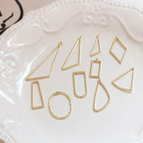 Irregular Triangle Handmade Jewelry Earrings – Jewelry Gift Ideas — 11
