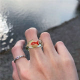 A Small Fish Hand-made Glass Ring – Surprise Gifts — 3