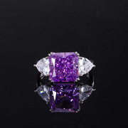 S925 All-body Silver High Carbon Diamond Ring – Holiday Gift Ideas — 2