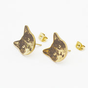 Cute Puppy Cat Custom Earrings – Dog Lover Gifts — 4