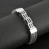 Titanium Steel Men's Bracelet Double-layer – Jewelry Gift Ideas — 4