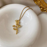 Women's Fashion Rose Vintage Pendant Necklace – Jewelry Gift Ideas — 5