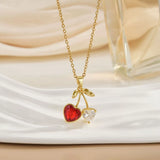 Women's Cherry Necklace Does Not Fade High-end – Jewelry Gift Ideas — 1