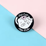 Personalized Cute Little White Cat Paint Brooch – Jewelry Gift Ideas — 4