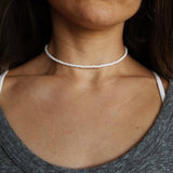 Sweet And Simple Natural White Glass Beads – Jewelry Gift Ideas — 1