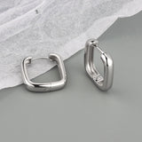 Trendy Women's Simple Geometric Metal Square Earrings – Gifts for Her — 4