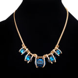 Exquisite Oval Crystal Diamond-studded Necklace – Jewelry Gift Ideas — 2