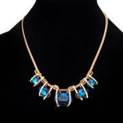 Exquisite Oval Crystal Diamond-studded Necklace – Jewelry Gift Ideas — 2