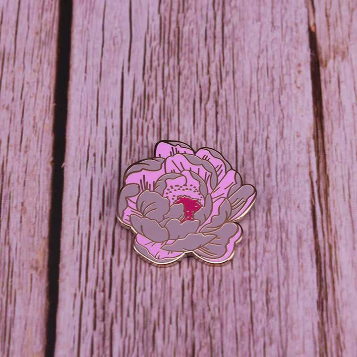 Beautiful Rose Flower Brooch Romantic Art Badge – Jewelry Gift Ideas — 1