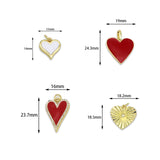 Drop Oil Love Heart Hanging Piece Pendant – Jewelry Gift Ideas — 5