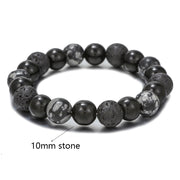 Fashion Gray Stone Zen Bracelet For Women – Stylish Gifts — 6