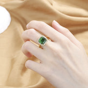 Retro Affordable Luxury Octagonal Square Ring – Special Occasion Gifts — 4