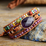 Hot Selling Amethyst Healing Bracelet Good Luck – Jewelry Gift Ideas — 1