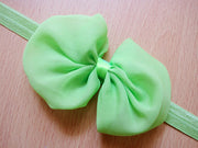 Multicolor Children's Chiffon Bow Headband – Gifts for Kids — 7