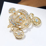Lanhao Gray Guniang Pumpkin Car Brooch Fairy Tale – Jewelry Gift Ideas — 11