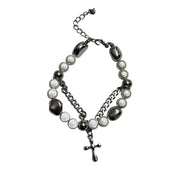 Multi Panel Reflective Pearl Bracelet – Jewelry Gift Ideas — 7