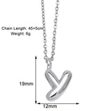 26 English Letters Pendant Necklace – Jewelry Gift Ideas — 17