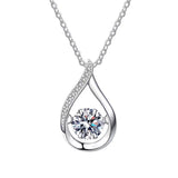 Pendant Smart Water Drop Diamond Necklace – Jewelry Gift Ideas — 4