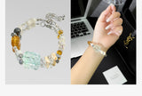 White Dunhuang Desert Sun Mountain Bracelet – Jewelry Gift Ideas — 6