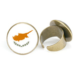 Asian National Flags Vintage Open Ring – Unique Gift Ideas — 6