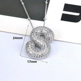 26 English Letter Necklace Female Copper Inlaid – Jewelry Gift Ideas — 2