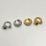 Black Agate Unique Ring Light Luxury High Sense – Meaningful Gifts — 7