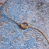 Silver Feldspar Sea Blue Treasure Bracelet – Jewelry Gift Ideas — 2