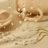 Pearl Tassel Starry All-match Clavicle Stainless – Jewelry Gift Ideas — 1