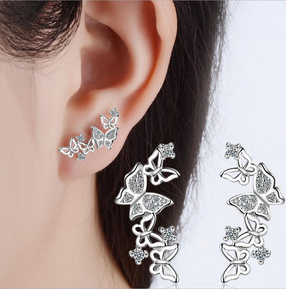 Jewelry Hot Sale Korean Bow Tie Zircon Earrings – Jewelry Gift Ideas — 1
