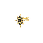 Women's Star Moon Love Puncture Thread Earrings – Gifts for Her — 11