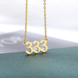 Old English Digital Necklace Stainless Steel – Jewelry Gift Ideas — 7