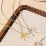 Bow Pendant Necklace – Jewelry Gift Ideas — 2