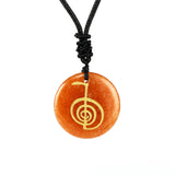 Natural Crystal Agate Stone Carving Spiral Aura – Jewelry Gift Ideas — 18