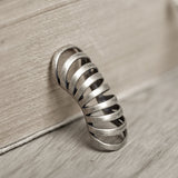 Dark Night 925 Sterling Silver Ring Earless Piercing – Everyday Gifts — 4