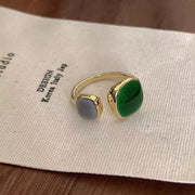 Fashion Oil Dripping Geometric Ring – Stylish Gifts — 13