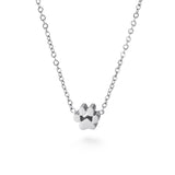 Cute Dog Paw Stainless Steel Necklace Earrings – Jewelry Gift Ideas — 4