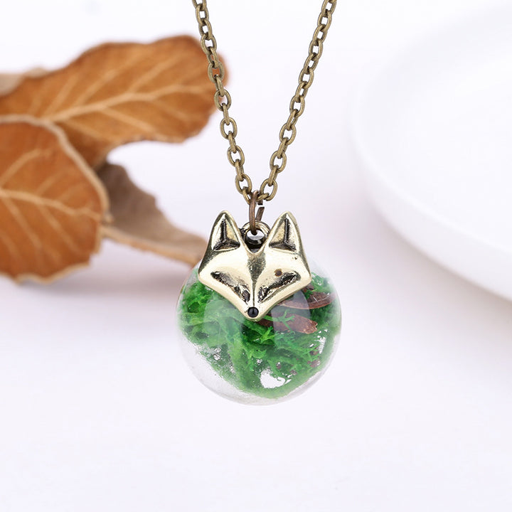 Vintage Glass Ball Pendant Necklace – Jewelry Gift Ideas — 1