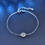 Women's Sterling Silver Moissanite Bracelet – Jewelry Gift Ideas — 2
