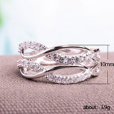 Multi-line Interwoven 8-shaped Ring For Women – Gifts for Her — 4