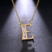 Fashion Temperament 26 Letter Zircon Necklace – Jewelry Gift Ideas — 5