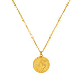 Retro Fashion Simple Street Pats Clavicle Chain – Jewelry Gift Ideas — 4