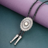 Celtic Pattern Turquoise Agate Bolo Tie – Thoughtful Gifts — 19