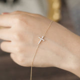 Cross Bracelet Women's Sterling Silver Fine – Jewelry Gift Ideas — 13