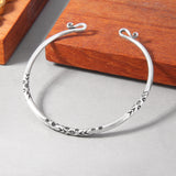 Retro Ethnic Style Handmade Silver Bracelet – Stylish Gifts — 9