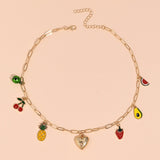 Simple Love Bell Fruit Necklace Pastoral Style – Jewelry Gift Ideas — 1