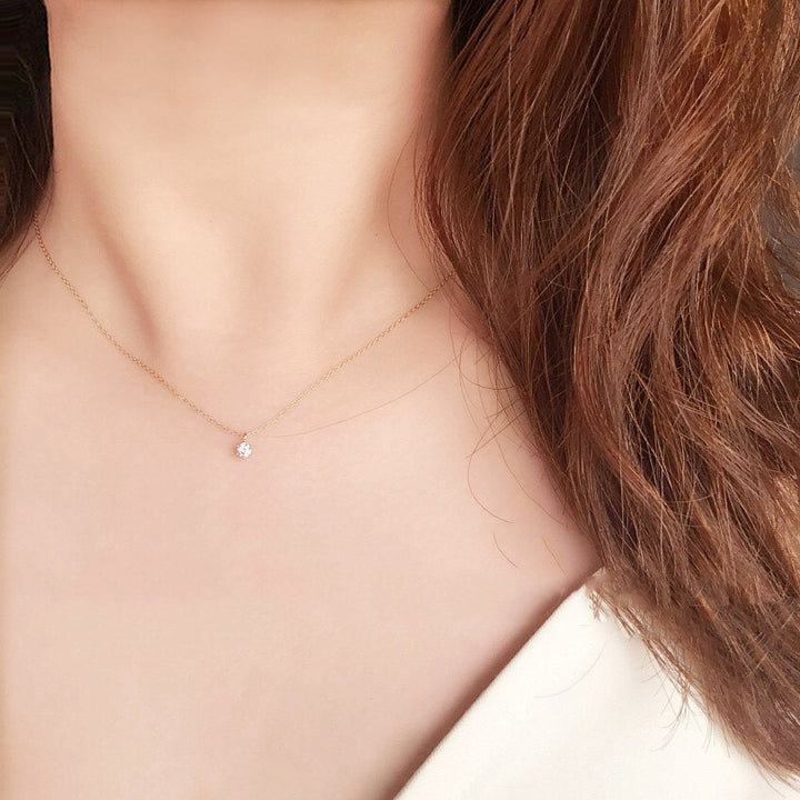 Women's Simple Mini Single Diamond Zircon – Jewelry Gift Ideas — 1