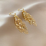 Personalized Zircon Earrings Net Red Cold Wind – Meaningful Gifts — 4