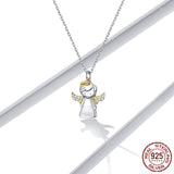 S925 Bi-color Electroplated Bee Necklace Simple – Jewelry Gift Ideas — 3